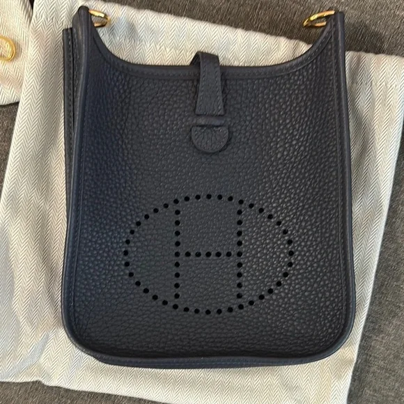 Hermès Evelyne TPM 16 Indigo Blue - Picture 2 of 12